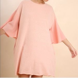 NWT Umgee Sheath Dress with Bell Sleeves